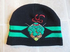 TMNT Raphael Embroidered Beanie HAT Youth Size 4-16 Teenage Mutant Ninja Turtles