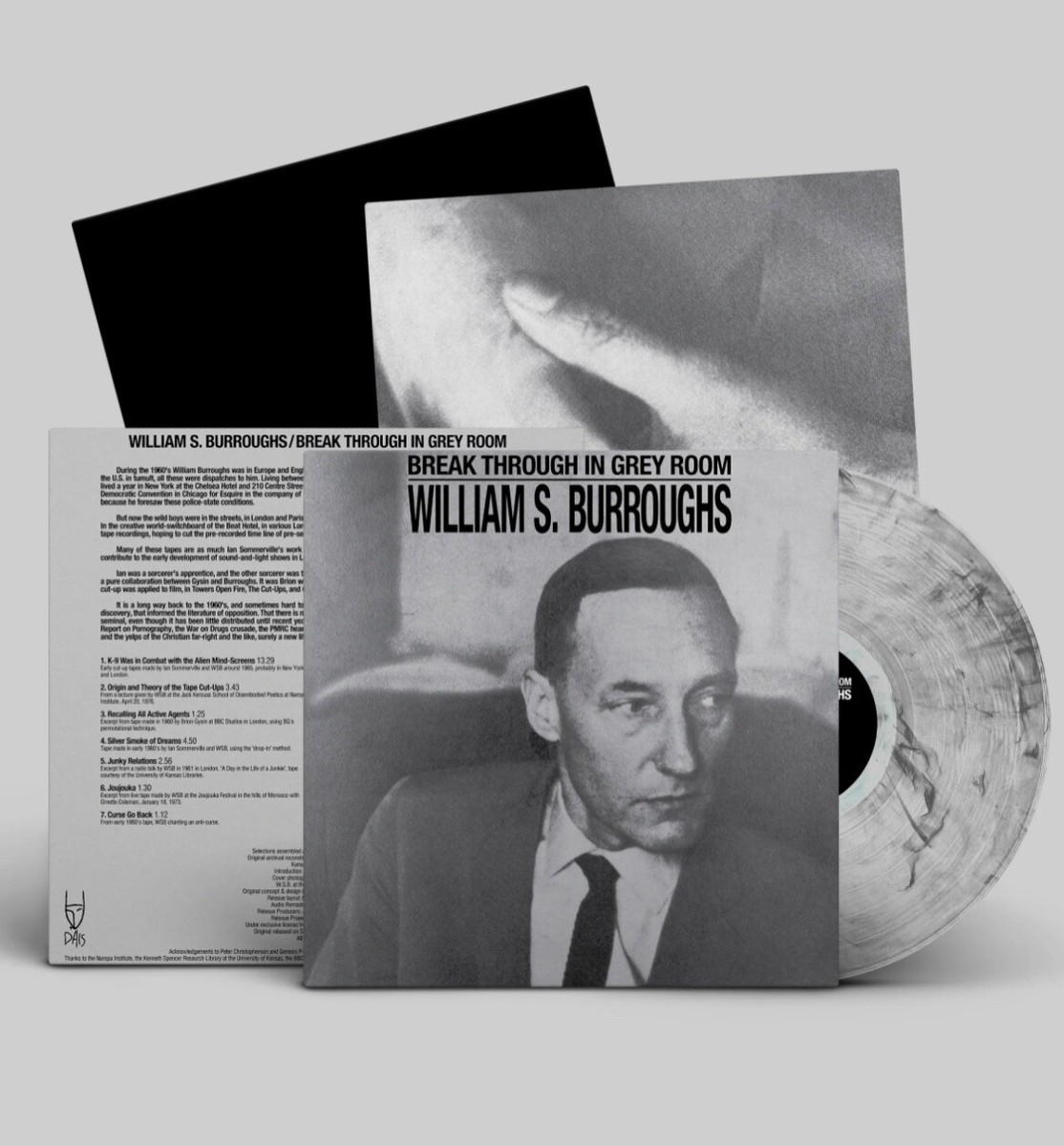 WILLIAM S. BURROUGHS: Break Through In Grey Room LP Grey Swirl