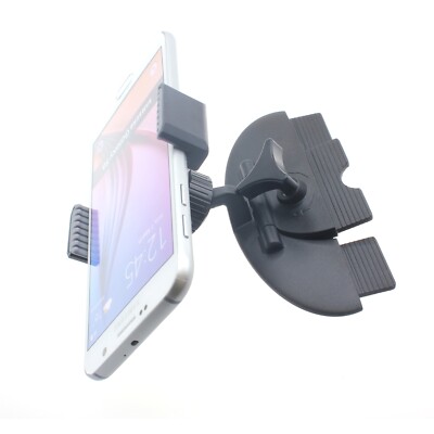 Car Mount CD Slot Holder Cradle Swivel Dock Strong Grip CD for Smartphones