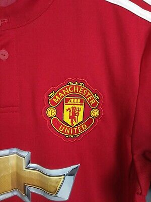 MANCHESTER UNITED ADIDAS 2017/18 HOME JERSEY #22 MKHITARYAN SIZE “M” BS1214