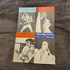 Strictly Elvis Magazine Lot 1975 Issues 81-84 Elvis Presley Music Celebrity
