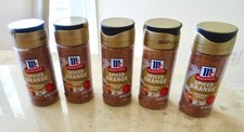 McCormick Spiced Orange Finishing Sugar Lot of 5 Limited Edition 3.7 oz each