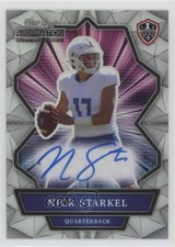 2021 Wild Card Alumination NIL Collegiate Edition Silver Nick Starkel Auto 0i21