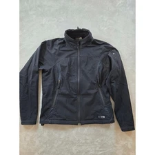Vintage REI Co-op Jacket Womens M Black Softshell Full Zip Outdoor Hiking Y2K