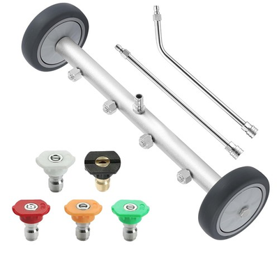 #ad Pressure Power Washer Undercarriage Under Car Cleaner 16quot; 4000PSI with 5 Nozzles $39.99