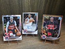 3 Card Special  2025-26 Bowman Chrome  Washington Wizards 🔥🔥🔥