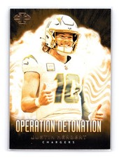2023 Illusions Justin Herbert #8 Operation Detonation Los Angeles Chargers