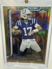 2025 Topps Chrome Football Daniel Jones Gold Pigskin /50