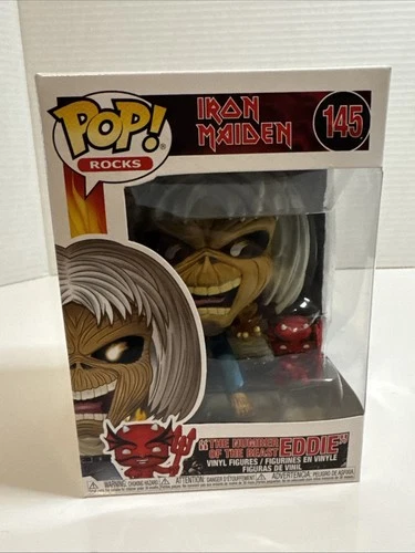 Funko Pop! Rocks Iron Maiden Vinyl Figure Eddie, the Number of the Beast #145