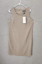 Mlle Gabrielle Dress Womens 14 Sleeveless Sheath Career Office Workwear Business