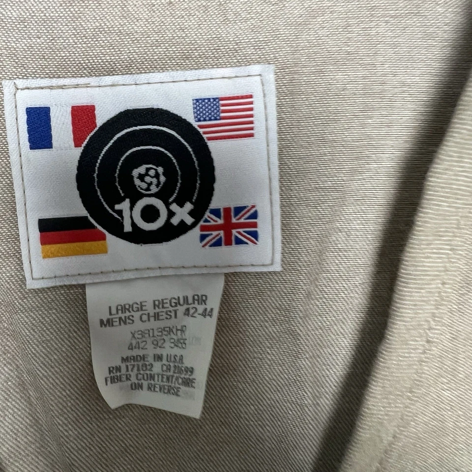 Vintage Men’s 10x Hunting Vest sz L Chest 42-44 Made in USA Shooting Outdoors - Image 4 of 4