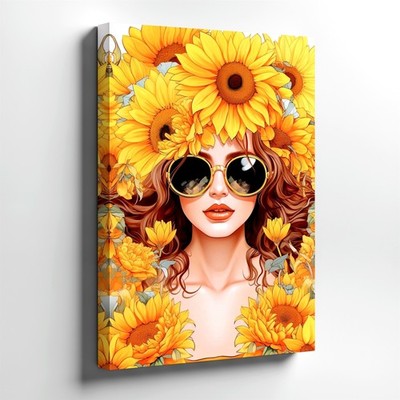 Wall Art Sunflower Sunset Music Notes Floral Landscape Studio House Unique Print