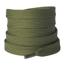 Olukssck 1 Pair Flat Shoe Laces for 28inch 71cm , Army Green 1 Pair 
