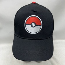 Pokemon Youth Adjustable Black Snapback Hat