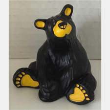 Bearfoots Bart Black Bear Figurine Jeff Fleming Singing Tree Farms 0199/7590