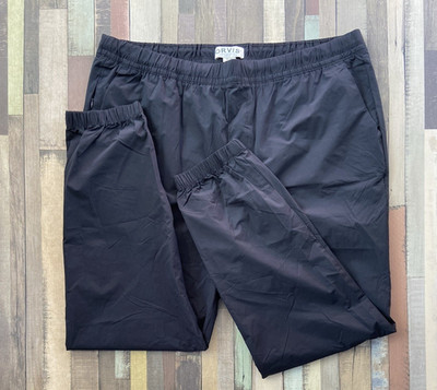 Orvis Herren schwarz Softshell dünne Hose Wandern XL / XG Taschen Gummizug