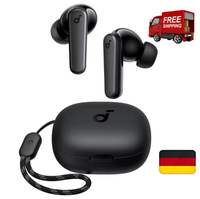 soundcore by Anker P20i Wireless Bluetooth Headphones In-Ear, 10 mm Driver, Blue