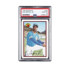 1989 Bowman Ken Griffey Jr. #220 PSA 10 Gem Mint Cert 63080139