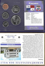 Panama 2008 coin set in blister pack - Kursmunzensatze Der Welt