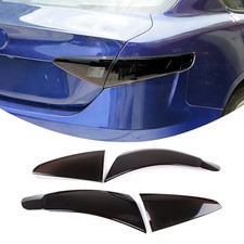 Tail Light Lamp Tinted Cover Trim Compatible with Alfa Romeo Giulia 2017