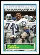 1983 Topps #385 Jacob Green - Seattle Seahawks - Rookie