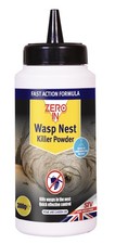 Zero In Wasp Nest Control Powder 300g – Kills Wasps at the 7x7x19 cm, White 