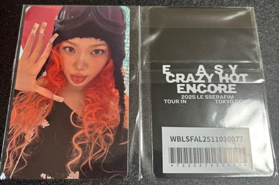 LE SSERAFIM CHAEWON EASY CRAZY HOT ENCORE Photocard PC Photo card