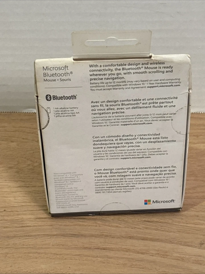Open Box MICROSOFT BLUETOOTH MOUSE ( BLACK ) Model - NEW / Read - Image 3 of 4