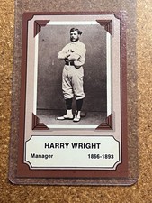 1974 Fleer R. G. Laughlin Pioneers Of Baseball # 2 Harry Wright