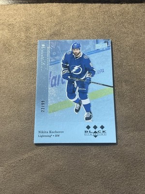2019-20 Black Diamond Nikita Kucherov '96-97 Foil Tribute SSP 22/99 HOF Bolts