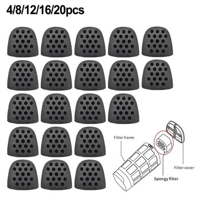 Black Sponge for PoolMr For Seahorse Handheld Pool Vacuum Cleaner 4 to 20 Count