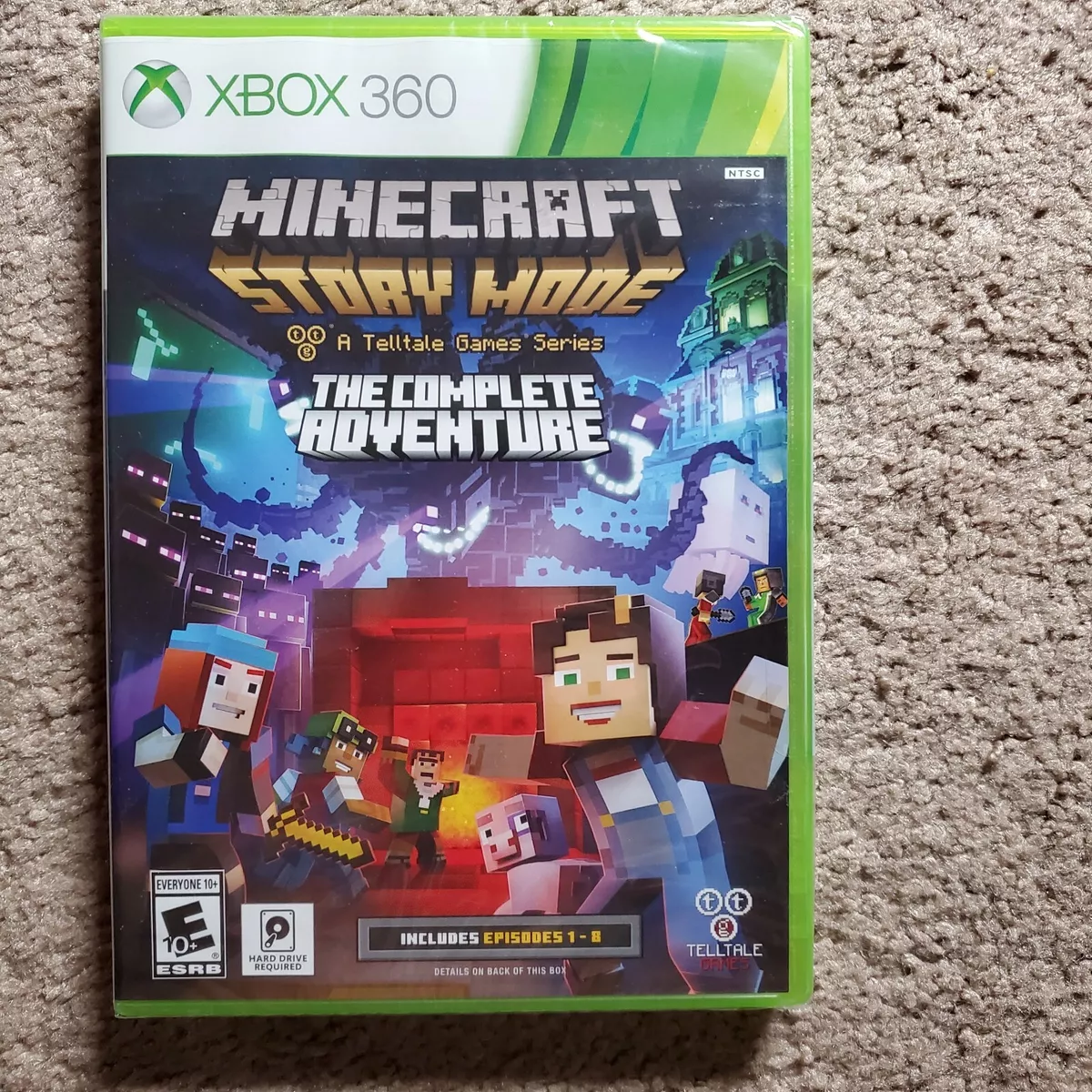 Telltale's Minecraft: Story Mode was originally T-rated and not