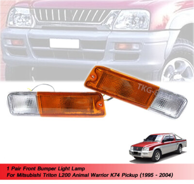 Front Bumper Light Lamp For Mitsubishi L200 Animal Warrior 1995