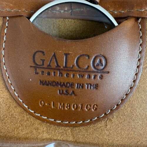 Orvis Galco Travel Map Road Atlas Leather Case with Magnifying Glass Made in USA - Picture 3 of 13