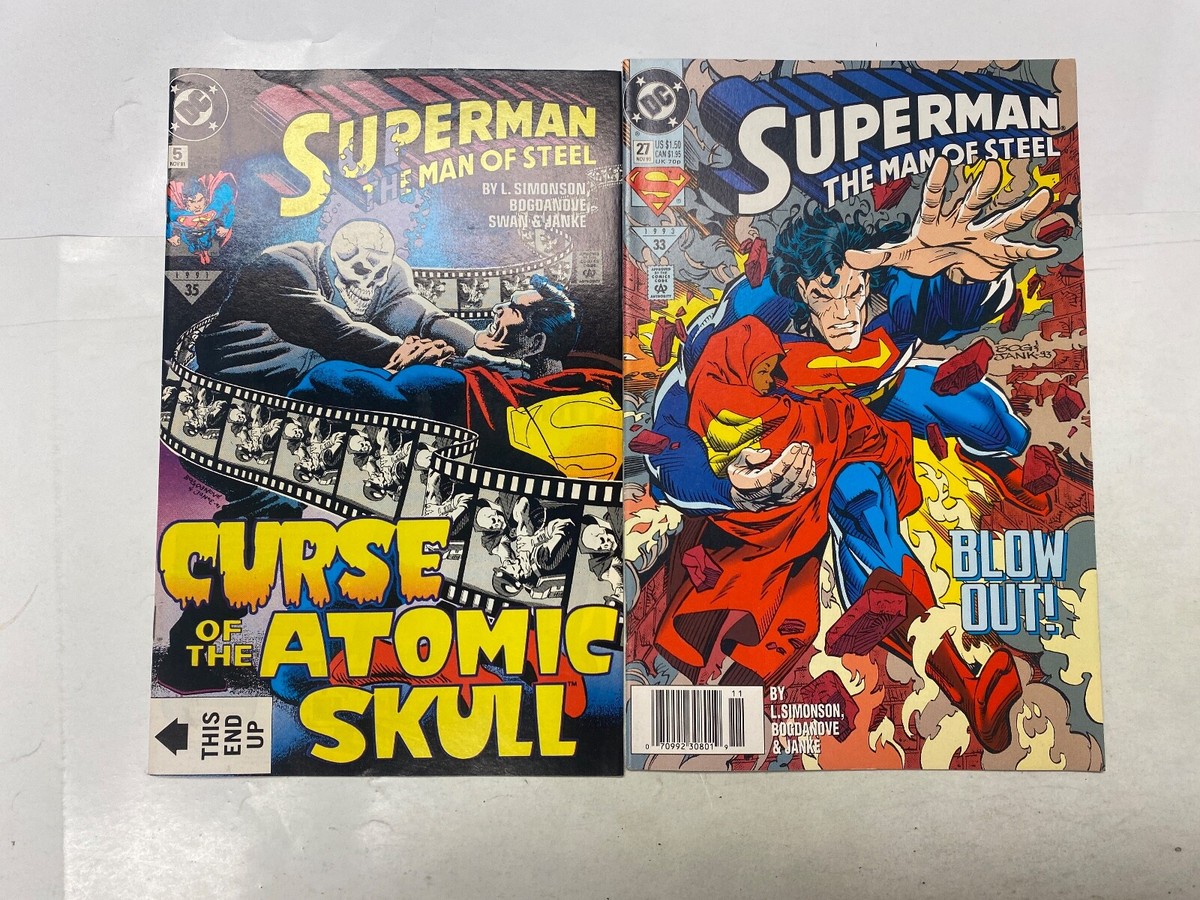 6 Superman Man Steel DC comic books #0 5 27 29 46 Annual #3 36