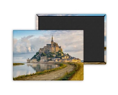 Mont Saint Michel-Magnet Personnalisé 54x78mm Photo Frigo