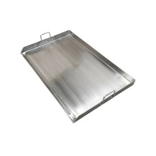 HD 36" x 20" Stainless Steel Flat Top TRIPLE Griddle Plancha Extra Rib Bottom