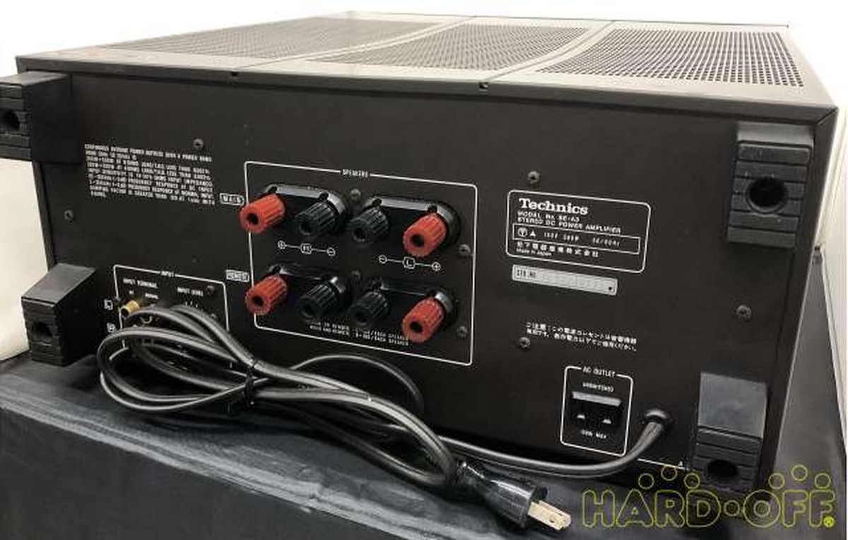 TECHNICS SE-A3 Stereo Power Amplifier AC100V Working