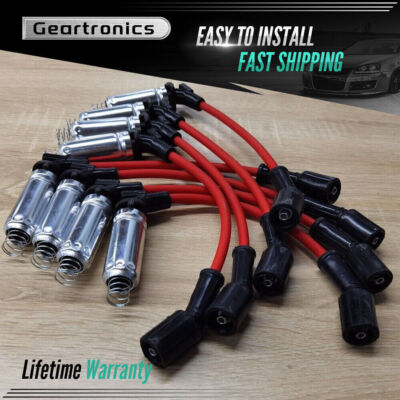 8x PERFORMANCE Spark Plug Wires For CHEVY GMC 1999-2006 LS1 VORTEC 4.8L 5.3L 6.0