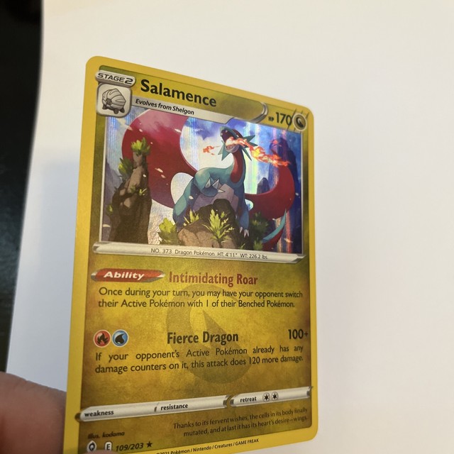 Pokémon Salamence 190 190 - Dragon Blast 90 - My Pokemon Card