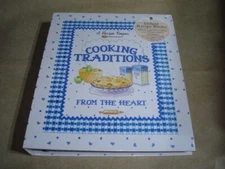 Recipe Keeper binder From the Heart  COOKING Traditions cottage blue farmhouse