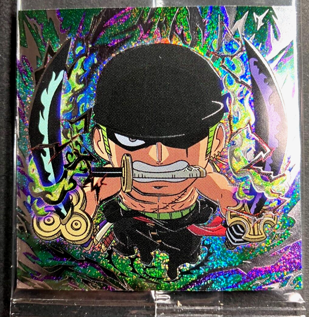 ONE PIECE Zoro Great Pirate Seal Wafer SW6-S1 SEC Sticker
