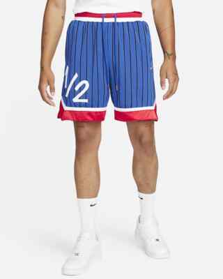 Nike Size L $100 Lil  Penny Men's Premium Basketball Shorts Game Royal DA5993