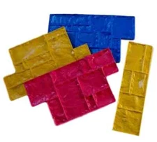 Walttools - Tru Tex Vertical Concrete Stamp Set- Limestone Block