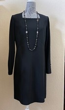 Chanel Wool Dress with Silk Lining.  Size 44 Fr (USA 12)