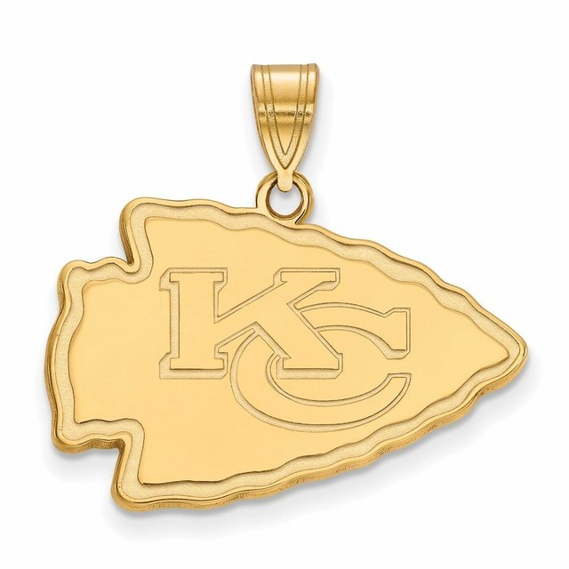 LogoArt NFL Kansas City Chiefs Sterling Silver Lrg Pendant MSRP170 eBay