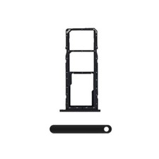 For Samsung Galaxy A01 A015F Replacement Dual Sim Card Tray (Black)
