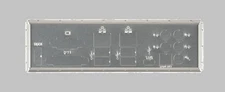 Supermicro MCP-260-00097-0N IO Shield I/O Shield with EMI Gasket For 2U+ Chassis