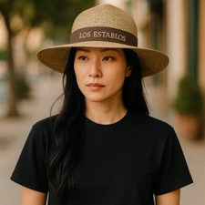 Sun N Sand Headwear women's tan and brown floppy sun hat summer