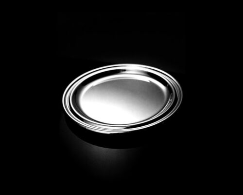 6er Set Coasters Silver Metal Silver Plated Coasters Incl Engraving - Picture 2 of 2